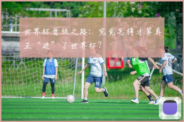 世界杯晋级之路:究竟怎样才算真正“进”了世界杯?