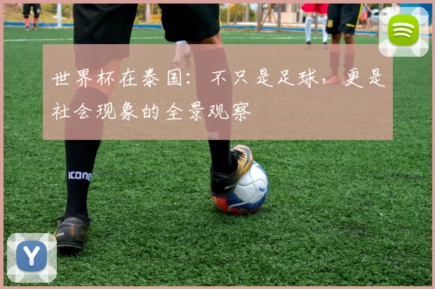 世界杯在泰国：不只是足球，更是社会现象的全景观察