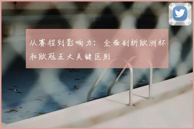 从赛程到影响力:全面剖析欧洲杯和欧冠五大关键区别